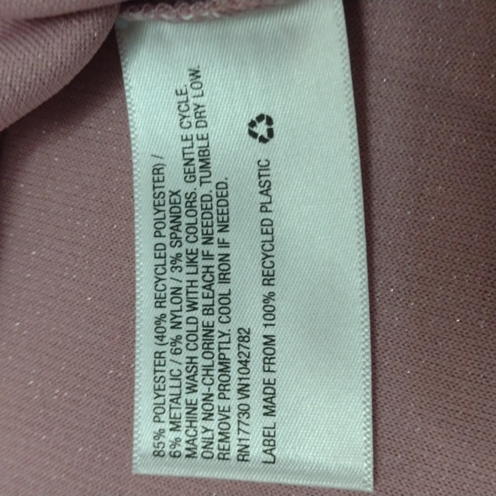NWT Wild Fable Responsible Style Pink Sparkle Mini Dress - Size XL - Picture 7 of 7